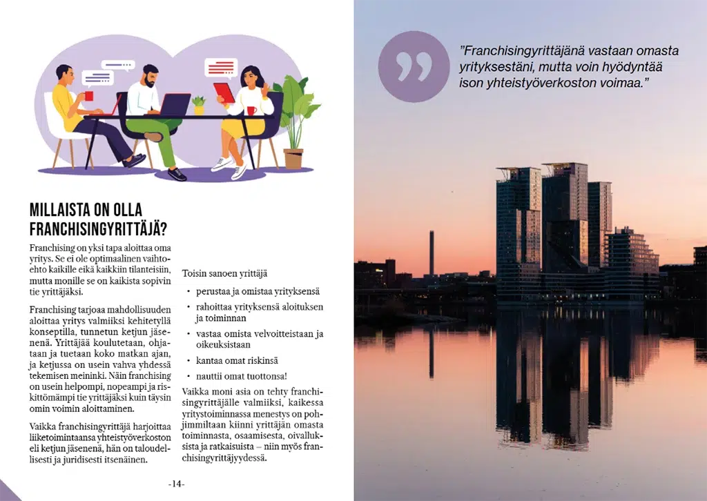 Ote franchising oppaasta 2025